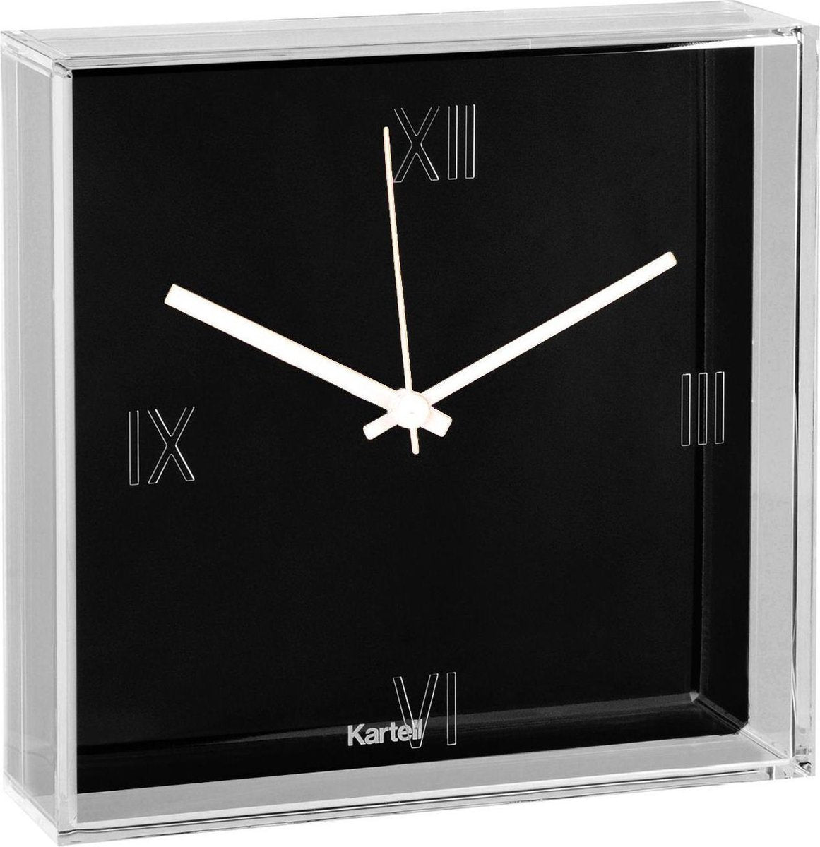 HORLOGE  KARTELL TIC-TAC NOIR (PHILIPPE STARCK)