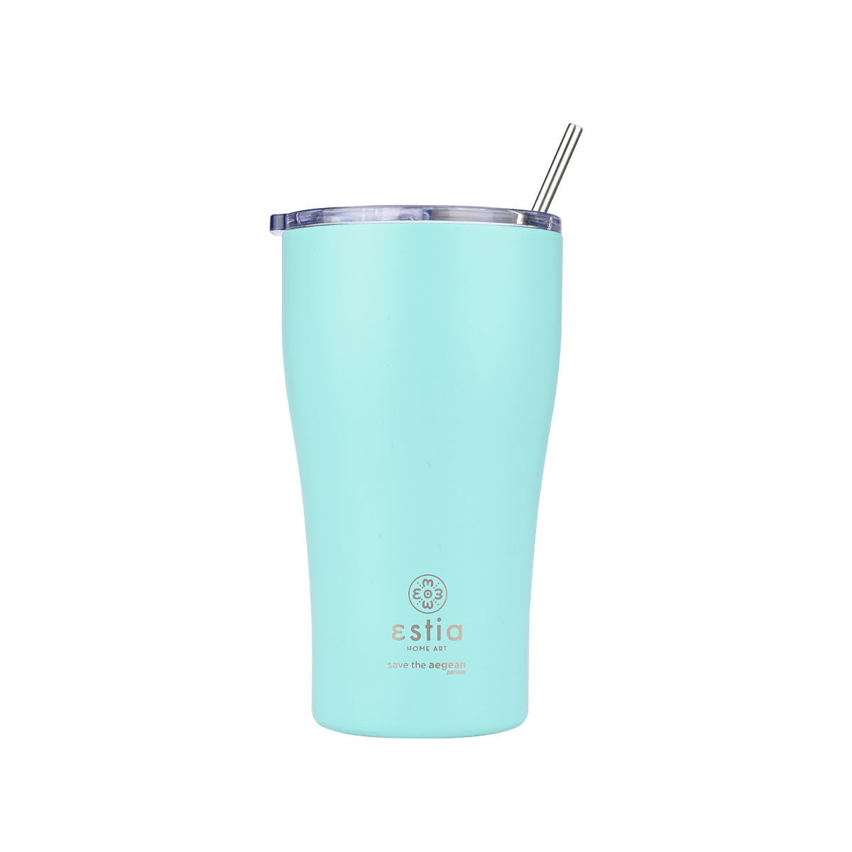 INSULATED COFFEE MUG SAVE THE AEGEAN 500ml BERMUDA GREEN SKU: 01-23171