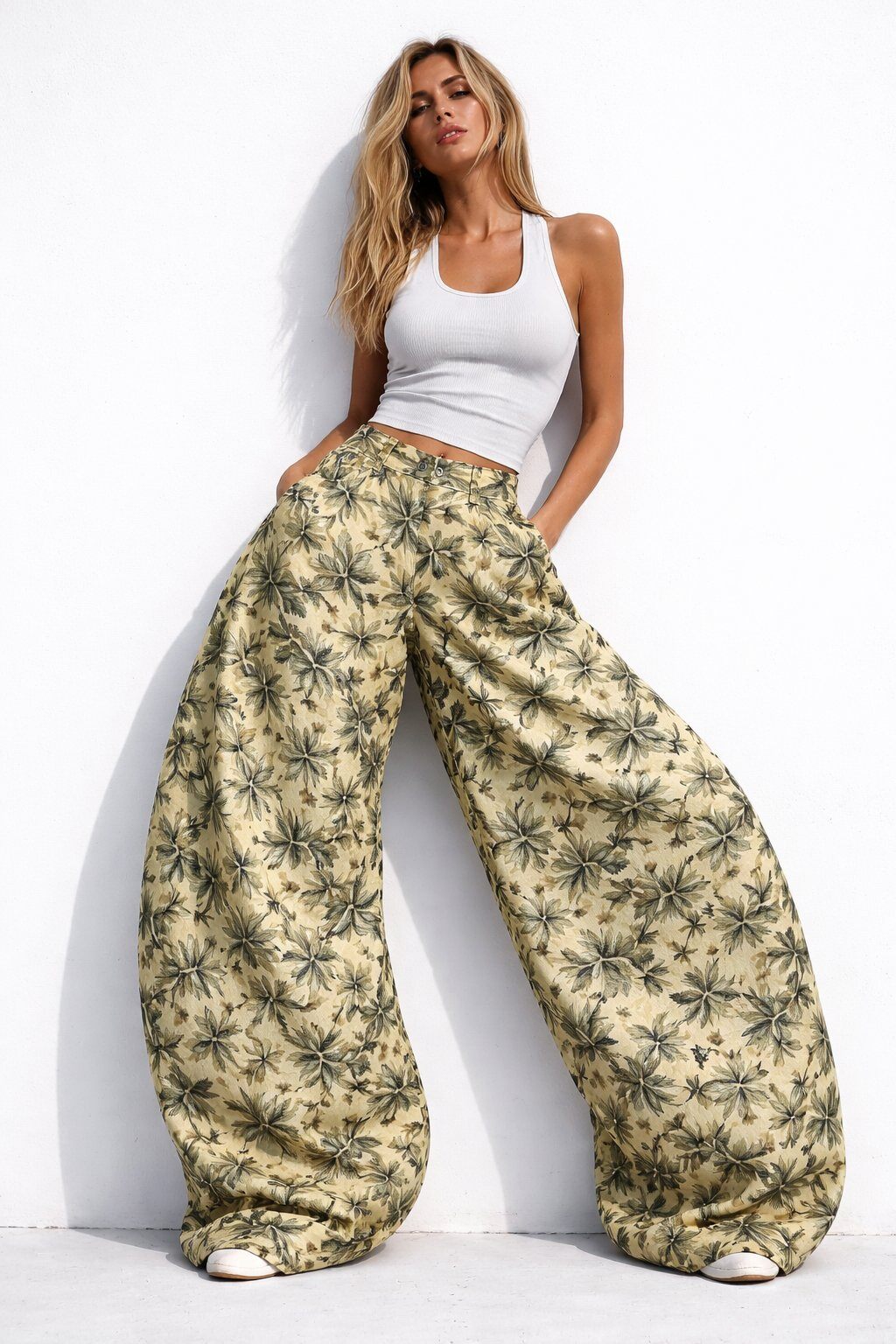 Sienna— Pantalon ballon imprimé