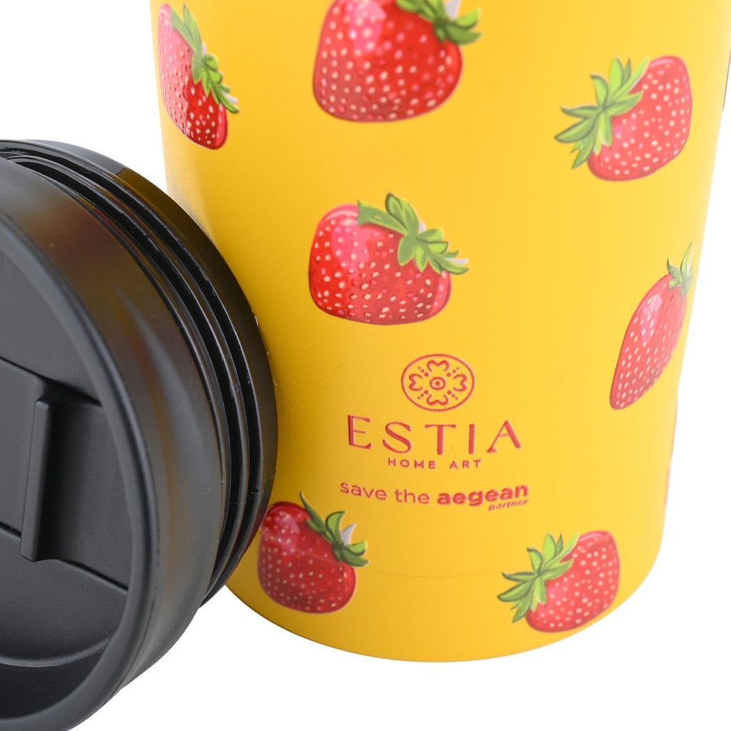 Travel mug Berry bright 350ml - art de la table Kefi Concept Store