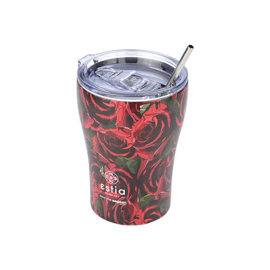 INSULATED COFFEE MUG SAVE THE AEGEAN 350ml TWILIGHT ROSE SKU: 01-22983