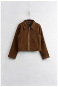 Jacket en suede - daim