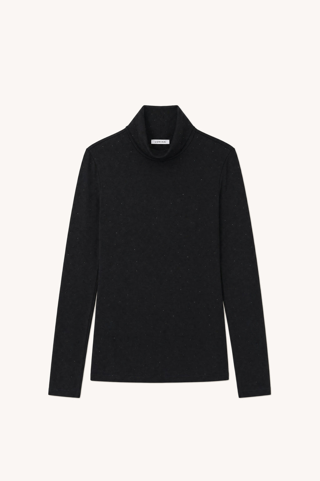 Pull col roulé à strass