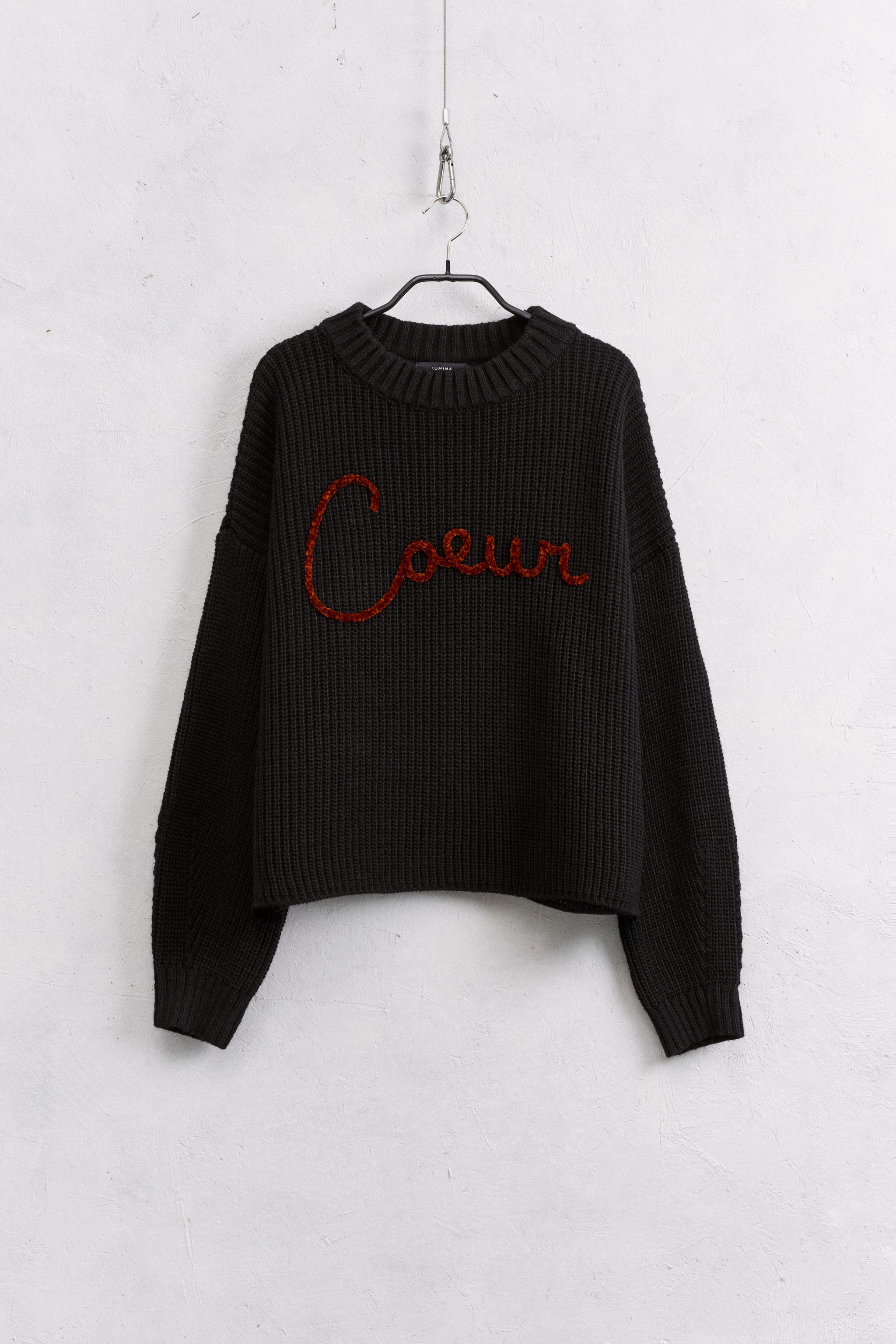 Pull Coeur noir TU