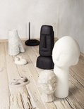 Statue Sculpture Tête de Calcaire - Black - déco maison Kefi Concept Store