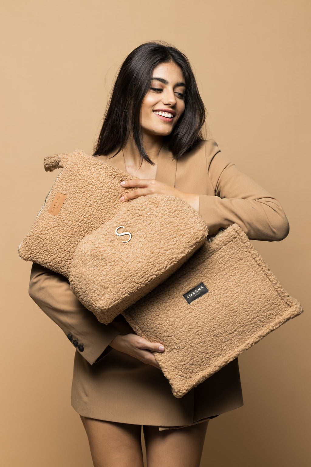 Teddy honey bucket bag - accessoire tendance Kefi Concept Store